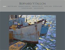 Tablet Screenshot of bernardfallon.com